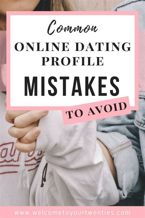Online dating profile mistakes